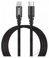 Yenkee YCU 631 MFi BK USB C/lightning 1m Mobil / Kommunikáció / Smart - Mobiltelefon kiegészítő / tok - Kábel / átalakító - 400815