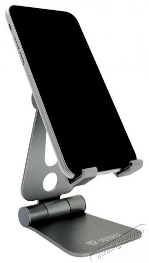 Yenkee YSM 01 ALU asztalitartó telefon Mobil / Kommunikáció / Smart - Mobiltelefon kiegészítő / tok - Tartó / rögzítő / állvány - 376944