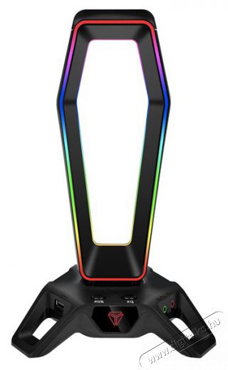 Yenkee YHB 3000 RGB gamer USB HUB és fejhallgató állvány Audio-Video / Hifi / Multimédia - Fül és Fejhallgatók - Fejhallgató kiegészítő - 457644