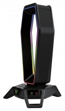 Yenkee YHB 3000 RGB gamer USB HUB és fejhallgató állvány Audio-Video / Hifi / Multimédia - Fül és Fejhallgatók - Fejhallgató kiegészítő - 457644