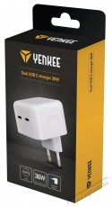Yenkee YAC 2133 Dual USB C charger 36W Mobil / Kommunikáció / Smart - Mobiltelefon kiegészítő / tok - Hálózati-, autós töltő - 451722