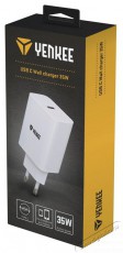 Yenkee YAC 2135 Hálózati töltő USB C 35W Mobil / Kommunikáció / Smart - Tablet / E-book kiegészítő, tok - Hálózati-, autós töltő - 451723