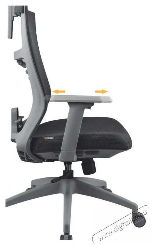 Yenkee YGC 500GY FISHBONE Office Chair H&aacute;ztart&aacute;s / Otthon / K&uuml;lt&eacute;r - Egy&eacute;b h&aacute;ztart&aacute;si term&eacute;k - 451725