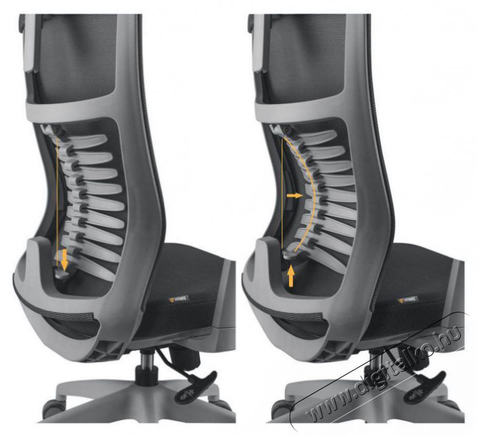 Yenkee YGC 500GY FISHBONE Office Chair H&aacute;ztart&aacute;s / Otthon / K&uuml;lt&eacute;r - Egy&eacute;b h&aacute;ztart&aacute;si term&eacute;k - 451725