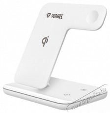Yenkee YAC 5301 WH 3v1 töltőállomás Qi Mobil / Kommunikáció / Smart - Mobiltelefon kiegészítő / tok - Kiegészítő - 476560