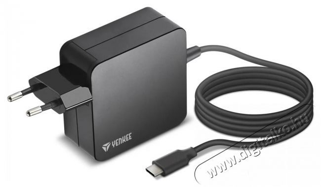 Yenkee YAU C65 Charger USB C 65W Mobil / Kommunikáció / Smart - Mobiltelefon kiegészítő / tok - Hálózati-, autós töltő - 400793
