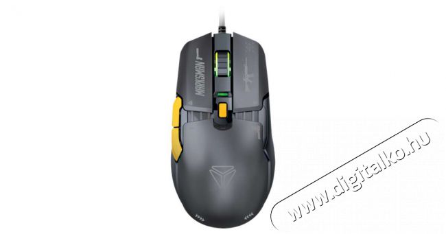 Yenkee YMS 3600BK Marksman Gaming Mouse Iroda és számítástechnika - Egér - Vezetékes egér - 493029