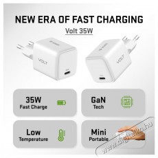 Yenkee YAC G35 VOLT Charger USB C 35W Mobil / Kommunikáció / Smart - Mobiltelefon kiegészítő / tok - Hálózati-, autós töltő - 495008