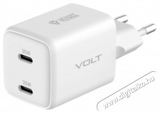 Yenkee YAC G35D VOLT Charger 2x18W GaN Mobil / Kommunikáció / Smart - Mobiltelefon kiegészítő / tok - Hálózati-, autós töltő - 495009