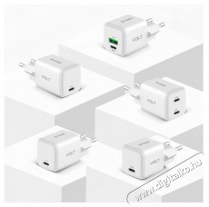 Yenkee YAC G35D VOLT Charger 2x18W GaN Mobil / Kommunikáció / Smart - Mobiltelefon kiegészítő / tok - Hálózati-, autós töltő - 495009