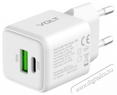 Yenkee YAC G38 VOLT Charger 18+20W GaN Mobil / Kommunikáció / Smart - Mobiltelefon kiegészítő / tok - Hálózati-, autós töltő - 495010