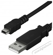 Yenkee YCU 010 BK USB A / miniUSB 1,5m Tv kiegészítők - Kábel / csatlakozó - USB kábel - 495026