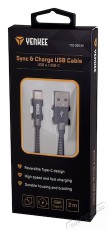 Yenkee YCU 012 BK USB A 2.0 M/M cable Iroda és számítástechnika - Számítógép tartozék - USB kábel - 495028