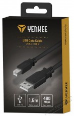 Yenkee YCU 015 BK USB A/B Printer 1,5m Iroda és számítástechnika - Számítógép tartozék - USB kábel - 495031
