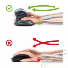 Yenkee YMS 5030 Vertical Ergonomic mouse Iroda és számítástechnika - Egér - Vezetékes egér - 499602