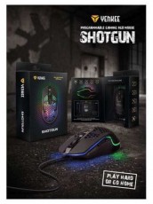 Yenkee YMS 3030BK SHOTGUN gaming egér Iroda és számítástechnika - Egér - Vezetékes egér - 367258