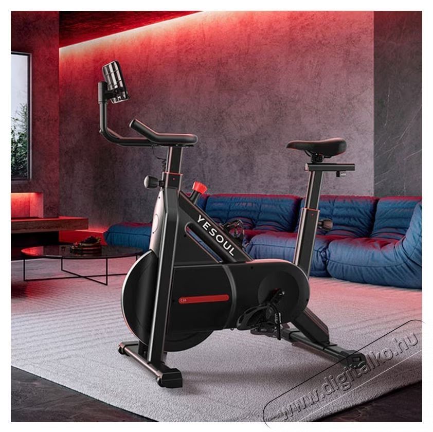 YESOUL Spinning bicikli, kijelzőtart&oacute;, m&aacute;gneses ellen&aacute;ll&aacute;s, fekete Sz&eacute;ps&eacute;g&aacute;pol&aacute;s / Eg&eacute;szs&eacute;g - Egy&eacute;b sz&eacute;ps&eacute;g / eg&eacute;szs&eacute;g term&eacute;k - 534740