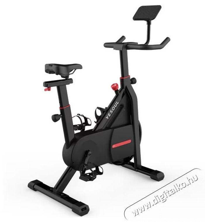 YESOUL Spinning bicikli, kijelzőtart&oacute;, m&aacute;gneses ellen&aacute;ll&aacute;s, fekete Sz&eacute;ps&eacute;g&aacute;pol&aacute;s / Eg&eacute;szs&eacute;g - Egy&eacute;b sz&eacute;ps&eacute;g / eg&eacute;szs&eacute;g term&eacute;k - 534740