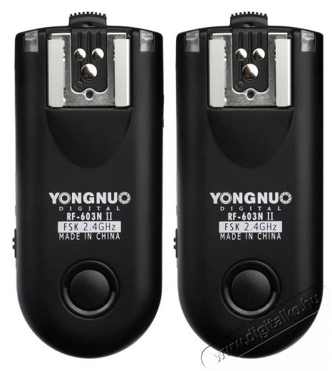 Yongnuo RF-603 II rádióskioldó (N3) Fotó-Videó kiegészítők - Vaku kiegészítő - Jeladó / távkioldó - 257382