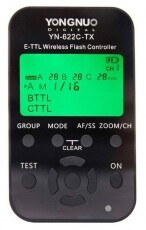 Yongnuo YN622TX Canon + 2db YN622C II kioldó szett Fényképezőgép / kamera - Sport kamera tartozékok - Távvezérlő - 319140