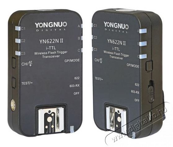 Yongnuo YN-622N II (Nikon) iTTL rádióskioldó szett Fotó-Videó kiegészítők - Vaku kiegészítő - Jeladó / távkioldó - 295886