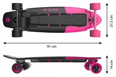 Yuneec EGO2 E-board: Hot Pink Háztartás / Otthon / Kültér - Játék / Sport - Roller / segway / gördeszka - 318194
