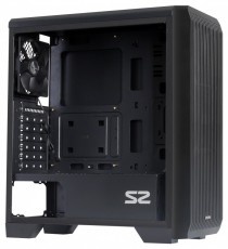 Zalman Ház Midi ATX S2 Tápegység nélkül, Fekete Iroda és számítástechnika - Számítógép tartozék - Számítógépház - 486482