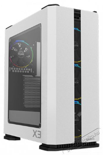 Zalman Ház Midi ATX X3 Tápegység nélkül, Fehér Iroda és számítástechnika - Számítógép tartozék - Számítógépház - 490390