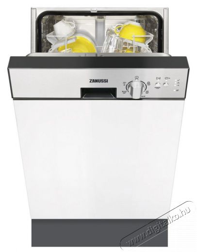 Zanussi ZDN11003XA beépíthető mosogatógép Konyhai termékek - Mosogatógép - Keskeny (45cm-ig) beépíthető mosogatógép - 318518