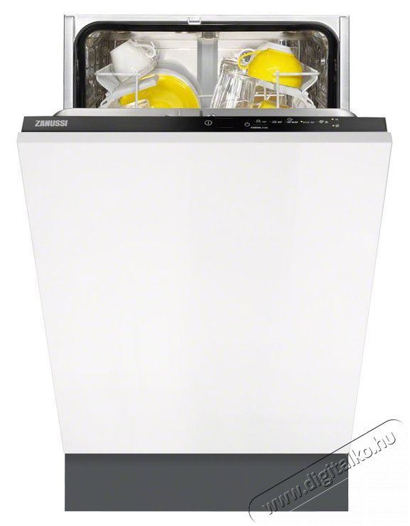 Zanussi ZDV12002FA mosogatógép Konyhai termékek - Mosogatógép - Keskeny (45cm-ig) beépíthető mosogatógép - 285583
