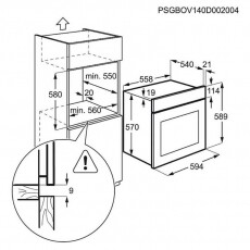 Zanussi ZOB35722XU beépíthető sütő Konyhai termékek - Sütő-főzőlap, tűzhely (beépíthető) - Sütő (beépíthető) - 340665