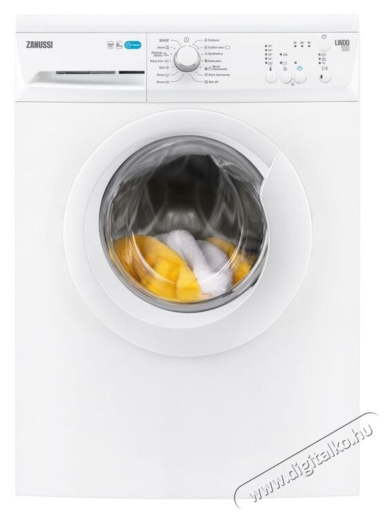 Zanussi ZWF61200W mosógép Háztartás / Otthon / Kültér - Mosógép / szárítógép - Elöltöltős normál (60cm-ig) mosógép - 285632