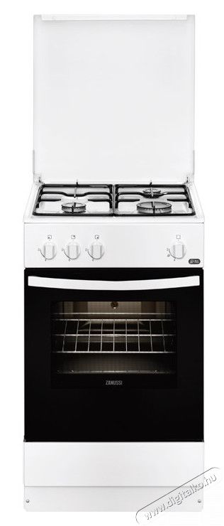 Zanussi ZCG210L1WA gáztűzhely Konyhai termékek - Sütő-főzőlap, tűzhely (szabadonálló) - Gáztűzhely (szabadonálló) - 285642