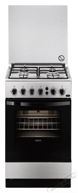 Zanussi ZCG510H1XA gáztűzhely Konyhai termékek - Sütő-főzőlap, tűzhely (szabadonálló) - Gáztűzhely (szabadonálló) - 285652
