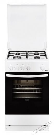 Zanussi ZCG510J1WA gáztűzhely Konyhai termékek - Sütő-főzőlap, tűzhely (szabadonálló) - Gáztűzhely (szabadonálló) - 285648