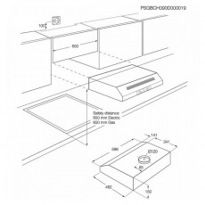 Zanussi ZHT631X páraelszívó Konyhai termékek - Páraelszívó - Hagyományos - 340660