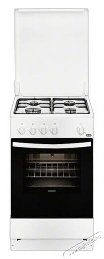 Zanussi ZCG510H1WA gáztűzhely Konyhai termékek - Sütő-főzőlap, tűzhely (szabadonálló) - Gáztűzhely (szabadonálló) - 285650