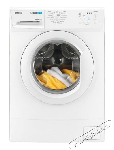 Zanussi ZWSG6101V elöltöltős mosógép Háztartás / Otthon / Kültér - Mosógép / szárítógép - Elöltöltős keskeny (45cm-ig) mosógép - 350143