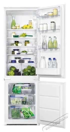 Zanussi ZBB28441SA hűtőszekrény Konyhai termékek - Hűtő, fagyasztó (beépíthető) - Alulfagyasztós kombinált hűtő - 285477