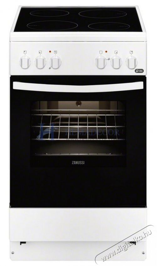 Zanussi ZCV54001WA elektromos tűzhely Konyhai termékek - Sütő-főzőlap, tűzhely (szabadonálló) - Elektromos tűzhely (szabadonálló) - 285655