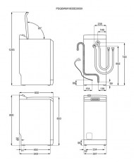 Zanussi ZWQ61235CI felültöltős mosógép Háztartás / Otthon / Kültér - Mosógép / szárítógép - Felültöltős mosógép - 340672
