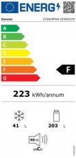 Zanussi ZTAN28FW0 felülfagyasztós hűtőszekrény Konyhai termékek - Hűtő, fagyasztó (szabadonálló) - Felülfagyasztós kombinált hűtő - 367292