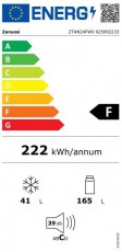 Zanussi ZTAN24FW0 Felülfagyasztós hűtőszekrény Konyhai termékek - Hűtő, fagyasztó (szabadonálló) - Felülfagyasztós kombinált hűtő - 367291