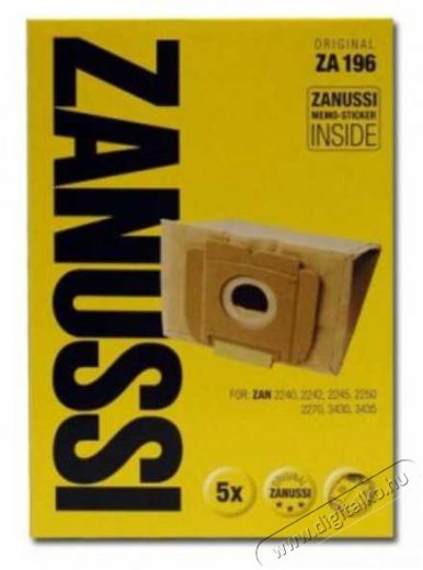 Zanussi ZA196 papír porzsák Háztartás / Otthon / Kültér - Porszívó / takarítógép - Porzsák / portartály - 474953
