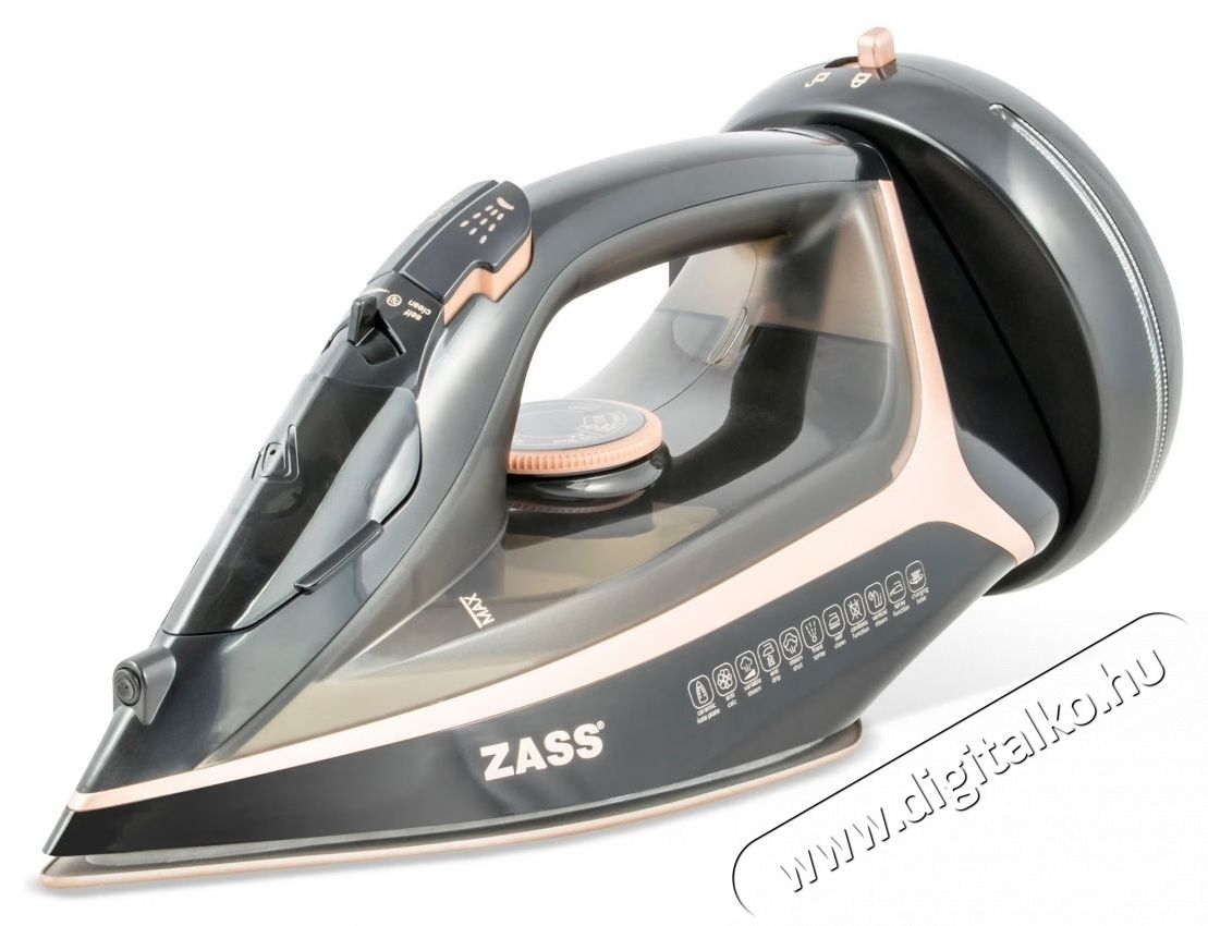 Zass A20 Gőz&ouml;lős vasal&oacute;, 2 az 1-ben 2600 W, gőzsug&aacute;r 140 g/perc, ker&aacute;mia vasal&oacute;, 300 ml-es v&iacute;ztart&aacute;ly, &aacute;ll&iacute;that&oacute; termoszt&aacute;t, fekete H&aacute;ztart&aacute;s / Otthon / K&uuml;lt&eacute;r - Vasal&oacute; - Vasal&oacute; - 534743