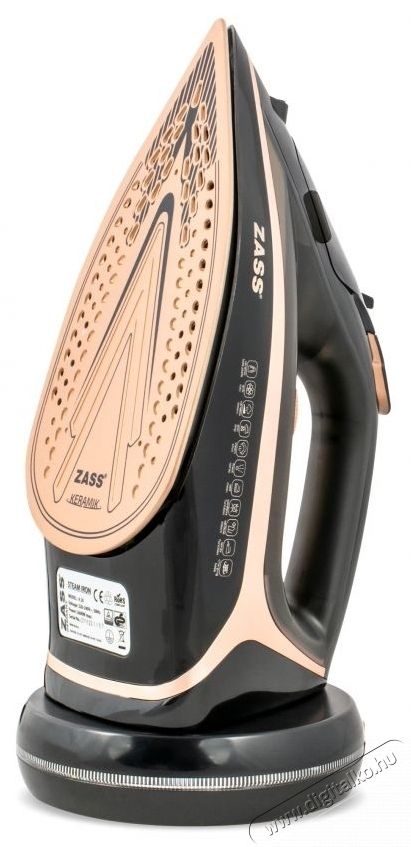 Zass A20 Gőz&ouml;lős vasal&oacute;, 2 az 1-ben 2600 W, gőzsug&aacute;r 140 g/perc, ker&aacute;mia vasal&oacute;, 300 ml-es v&iacute;ztart&aacute;ly, &aacute;ll&iacute;that&oacute; termoszt&aacute;t, fekete H&aacute;ztart&aacute;s / Otthon / K&uuml;lt&eacute;r - Vasal&oacute; - Vasal&oacute; - 534743