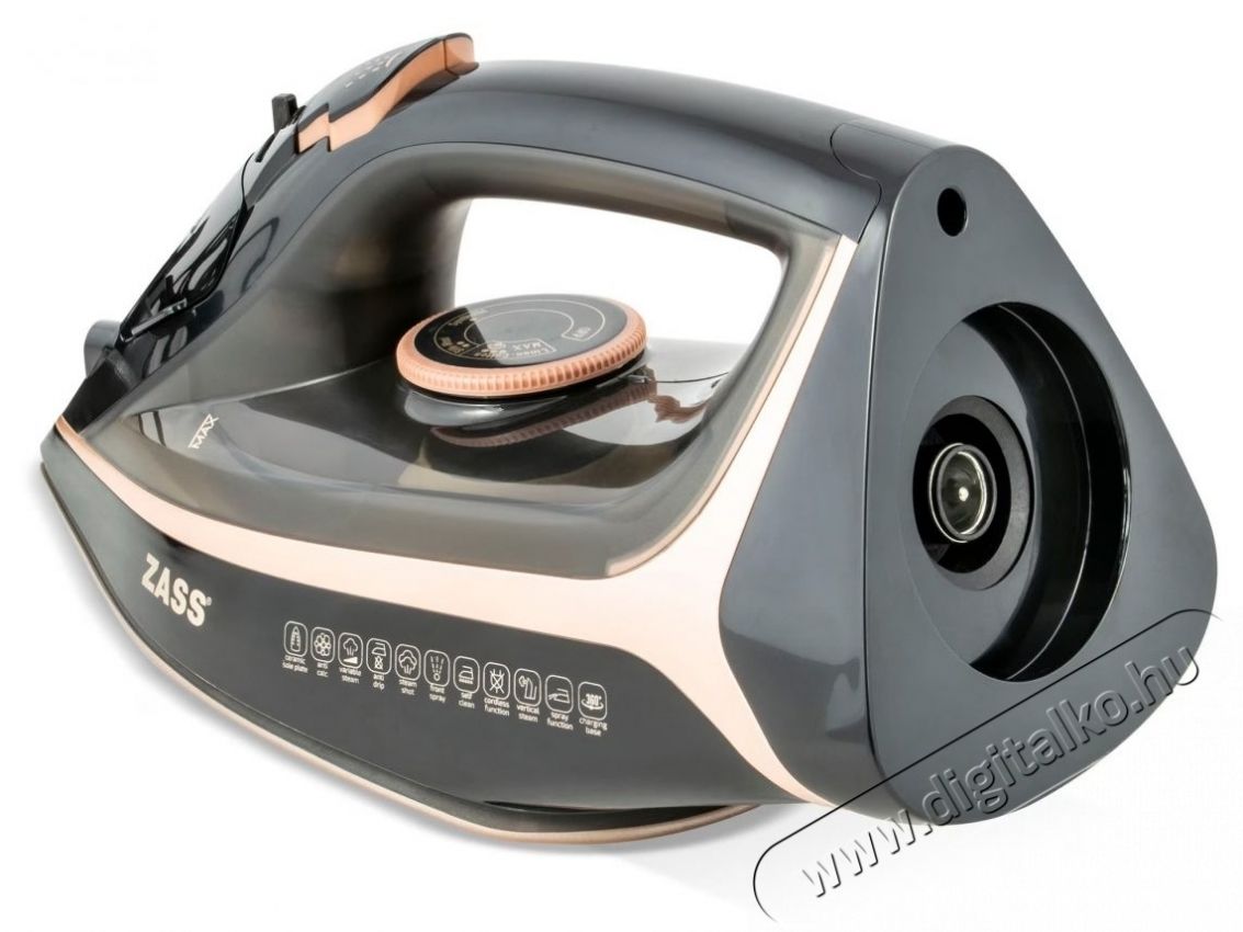 Zass A20 Gőz&ouml;lős vasal&oacute;, 2 az 1-ben 2600 W, gőzsug&aacute;r 140 g/perc, ker&aacute;mia vasal&oacute;, 300 ml-es v&iacute;ztart&aacute;ly, &aacute;ll&iacute;that&oacute; termoszt&aacute;t, fekete H&aacute;ztart&aacute;s / Otthon / K&uuml;lt&eacute;r - Vasal&oacute; - Vasal&oacute; - 534743