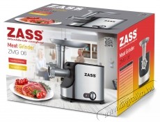 Zass ZMG06 h&uacute;sdar&aacute;l&oacute;, 1600W, rozsdamentes penge Konyhai term&eacute;kek - Konyhai kisg&eacute;p (elők&eacute;sz&iacute;t&eacute;s / feldolgoz&aacute;s) - H&uacute;sdar&aacute;l&oacute; - 534742