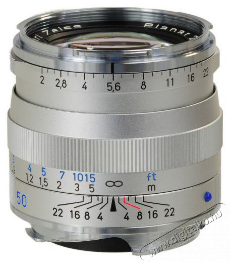 Zeiss 50mm f/2 Planar ZM objektív - ezüst Fotó-Videó kiegészítők - Objektív - Fix fókuszú objektív - 292969
