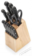 Zeller blokk 12 késsel, gumifa, 9 x 12 x 32,5 cm Konyhai termékek - Konyhai eszköz - Egyéb konyhai eszköz - 505057